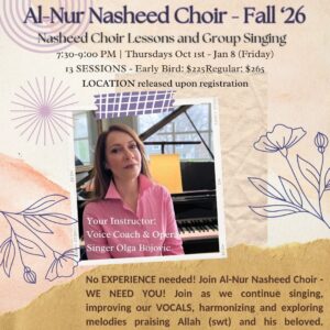 Al-Nur Nasheed Choir Fall '26